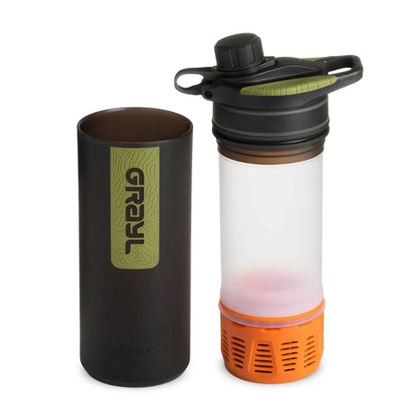 Grayl - Geopress Flaske Med Vandrensefilter 710ml // Sort Camo fra Grayl - billede nr. 2 hos GrejFreak.dk