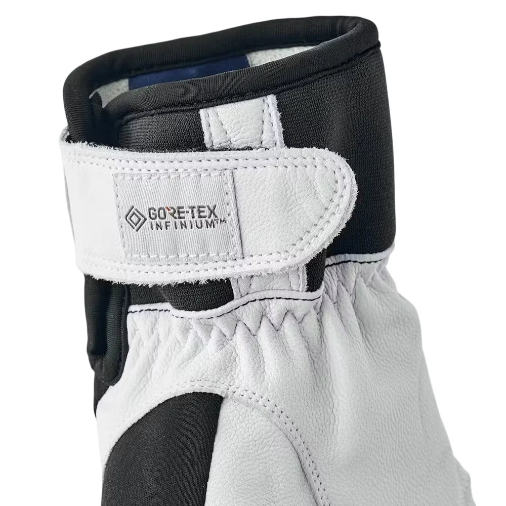 Hestra - Ergo Grip Active Wool Terry 5-Finger Handske // Black/Offwhite-4-XtraGrej