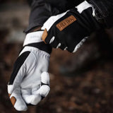 Hestra - Ergo Grip Active Wool Terry 5-Finger Handske // Black/Offwhite-7-XtraGrej
