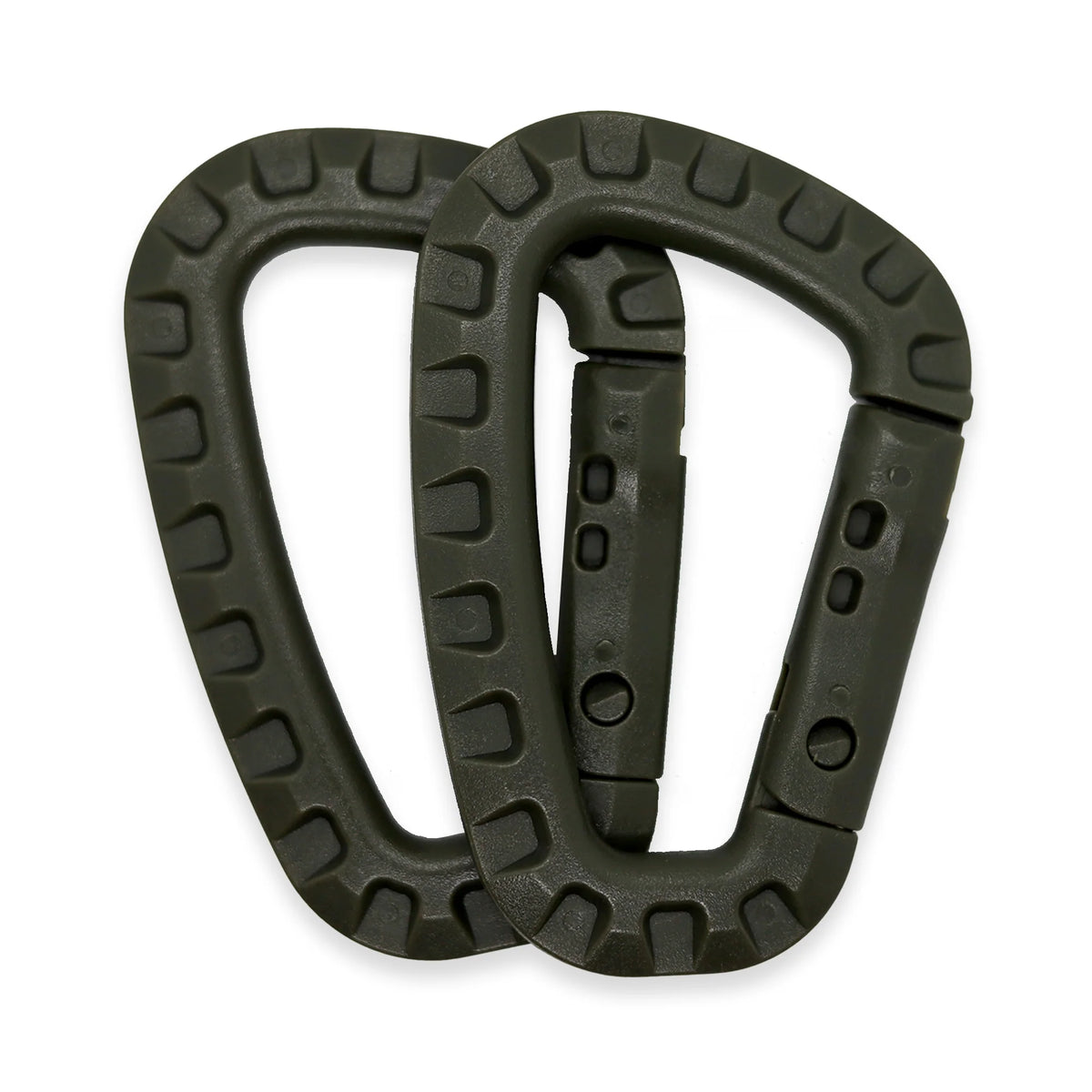 K-Force - ABS Karabiner (2 stk) - Olivengrøn fra K-Force Tactical - billede nr. 1 hos GrejFreak.dk