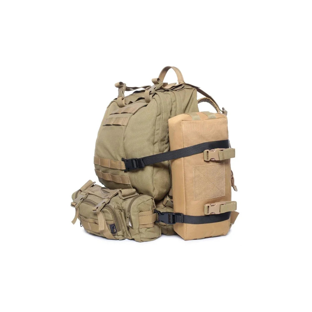 K-Force - Infinity MOLLE Straps 2-pak // Mørk Sand / Coyote-5-XtraGrej