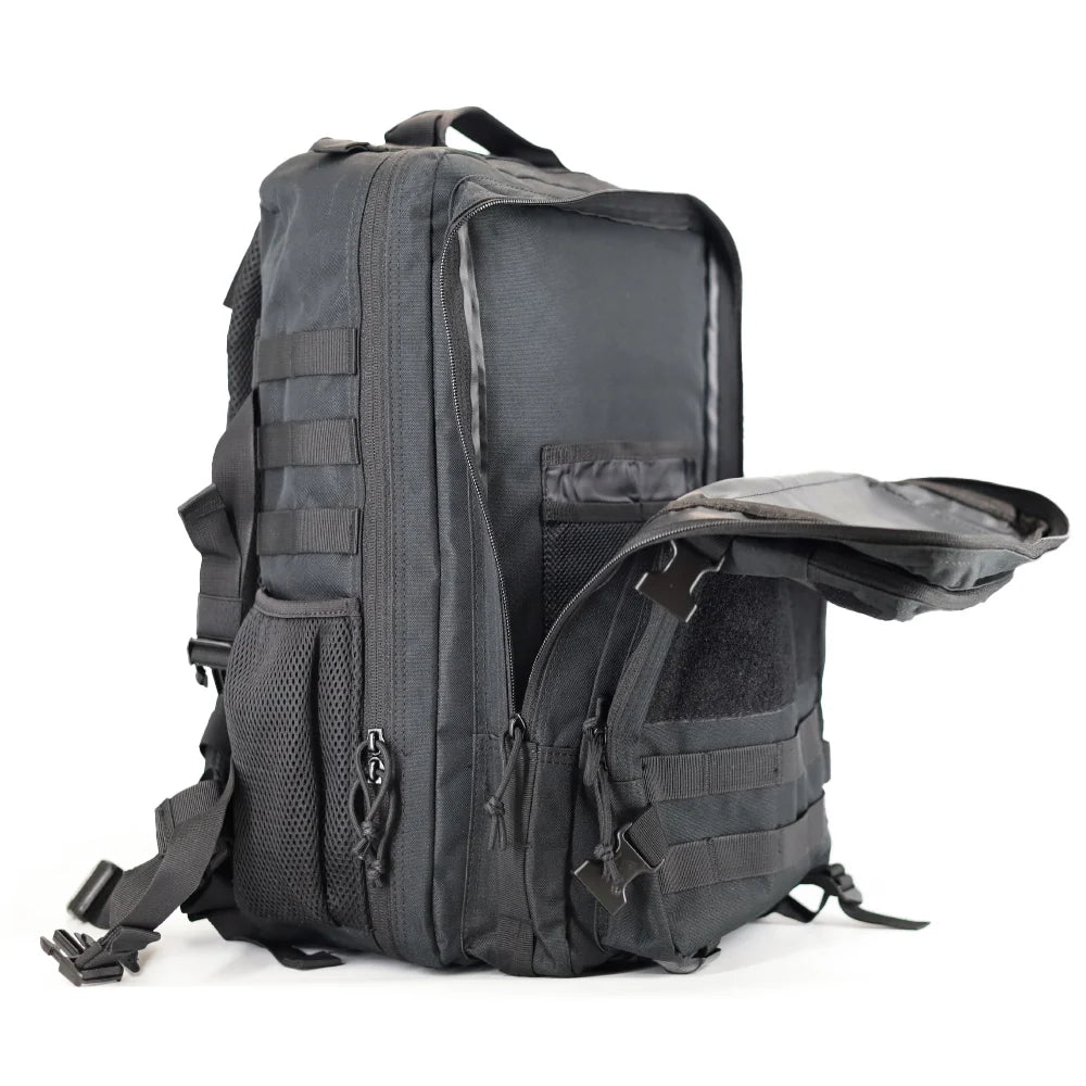 K-Force - Tactical Explorer Rygsæk 40L // Sort-3-XtraGrej