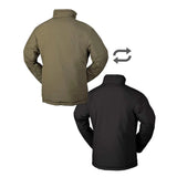 Mil-Tec - Cold Weather Vendbar Jakke Ranger Green / Sort-2-XtraGrej