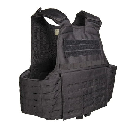 Mil-Tec - Laser Cut Carrier Vest // Sort-1-XtraGrej