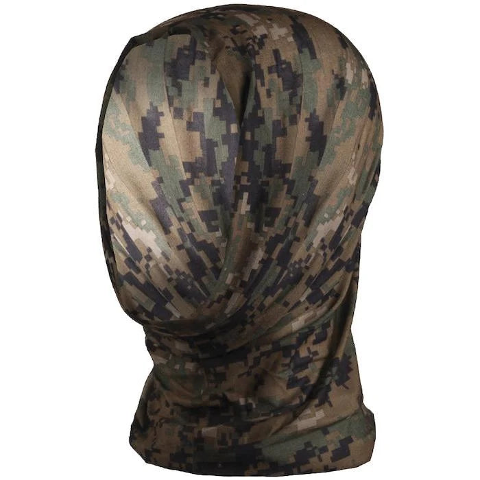 Mil-Tec - Multi Funktionel Hovedbeklædning // Woodland Camouflage fra Mil-Tec - billede nr. 3 hos GrejFreak.dk