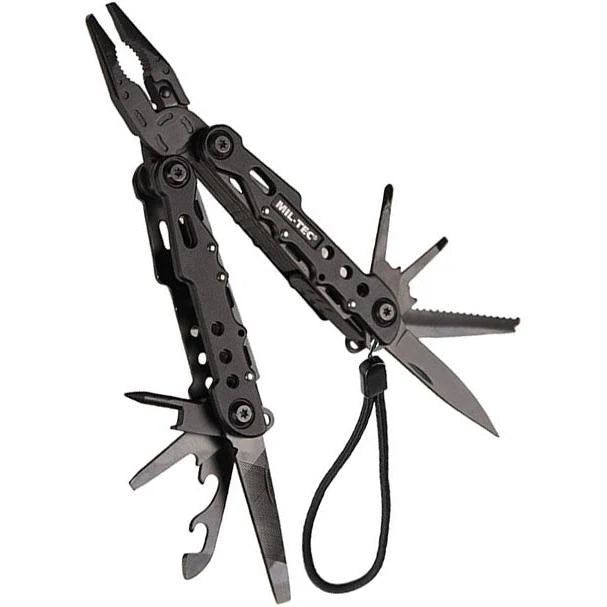 Mil-Tec - Multi-Tool Sort stort med etui-1-XtraGrej