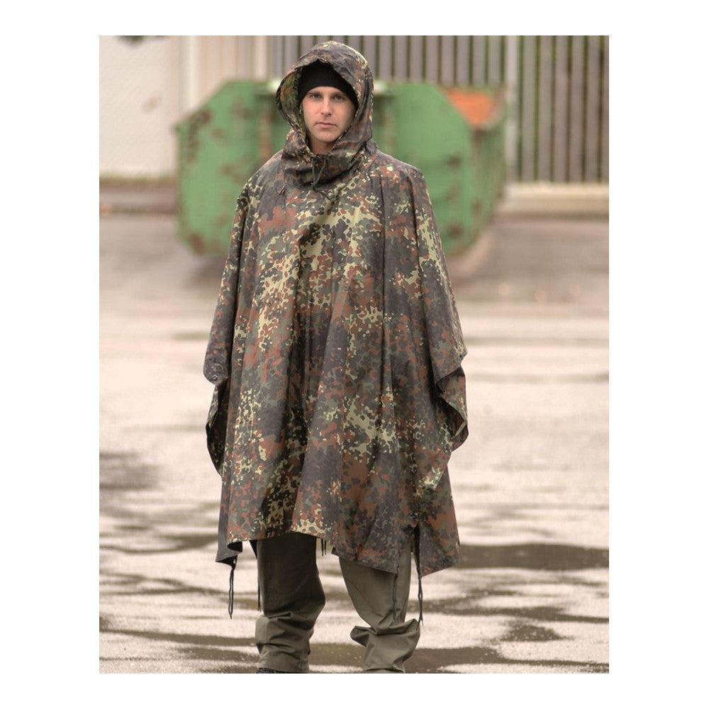 Mil-Tec - Ripstop Regnslag Flecktarn fra Mil-Tec - billede nr. 1 hos GrejFreak.dk