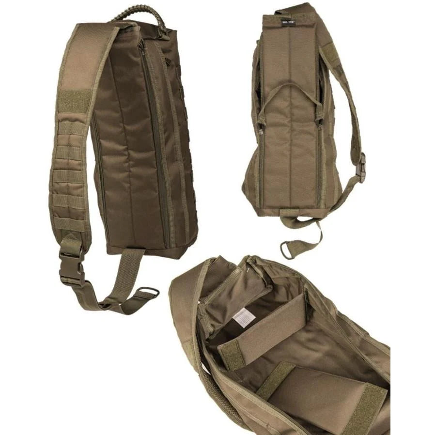 Mil-Tec - Sling Bag Tanker // Sort-3-XtraGrej