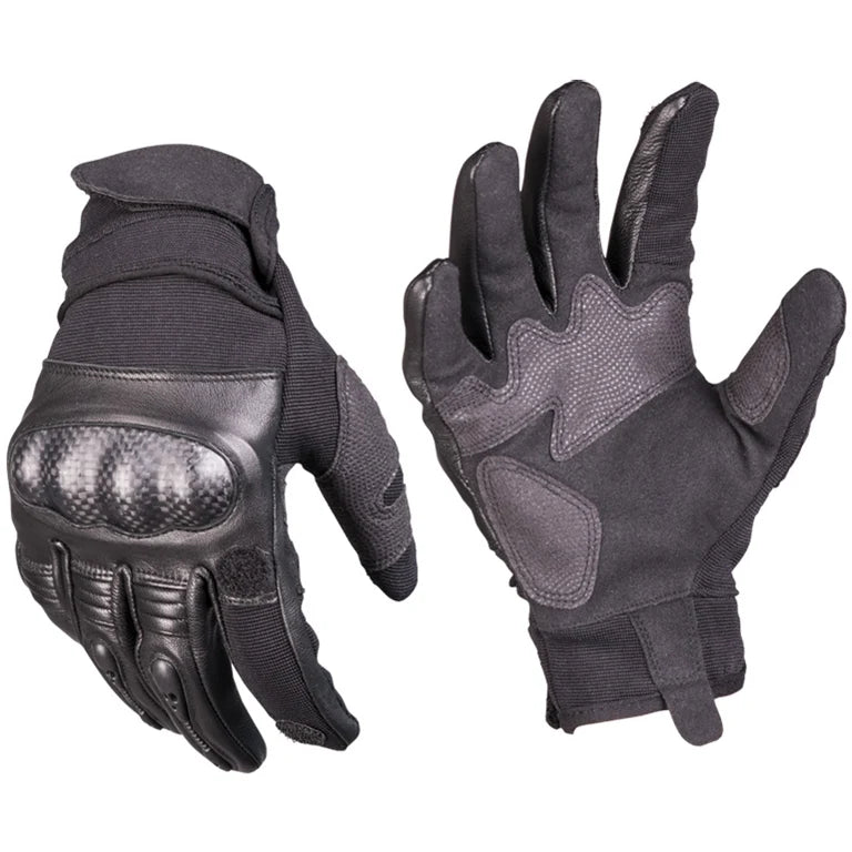 Mil-Tec - Tactical Gen II Handsker i læder // Sort-1-XtraGrej