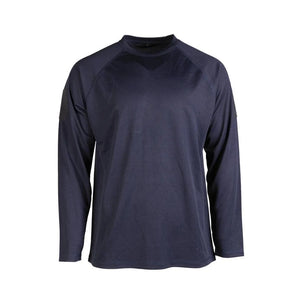 Mil-Tec - Tactical Quick Dry Langærmet T-Shirt // Mørkeblå-1-XtraGrej