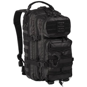Mil-Tec - US Assault Pack Small Tactical Black fra Mil-Tec - billede nr. 1 hos GrejFreak.dk