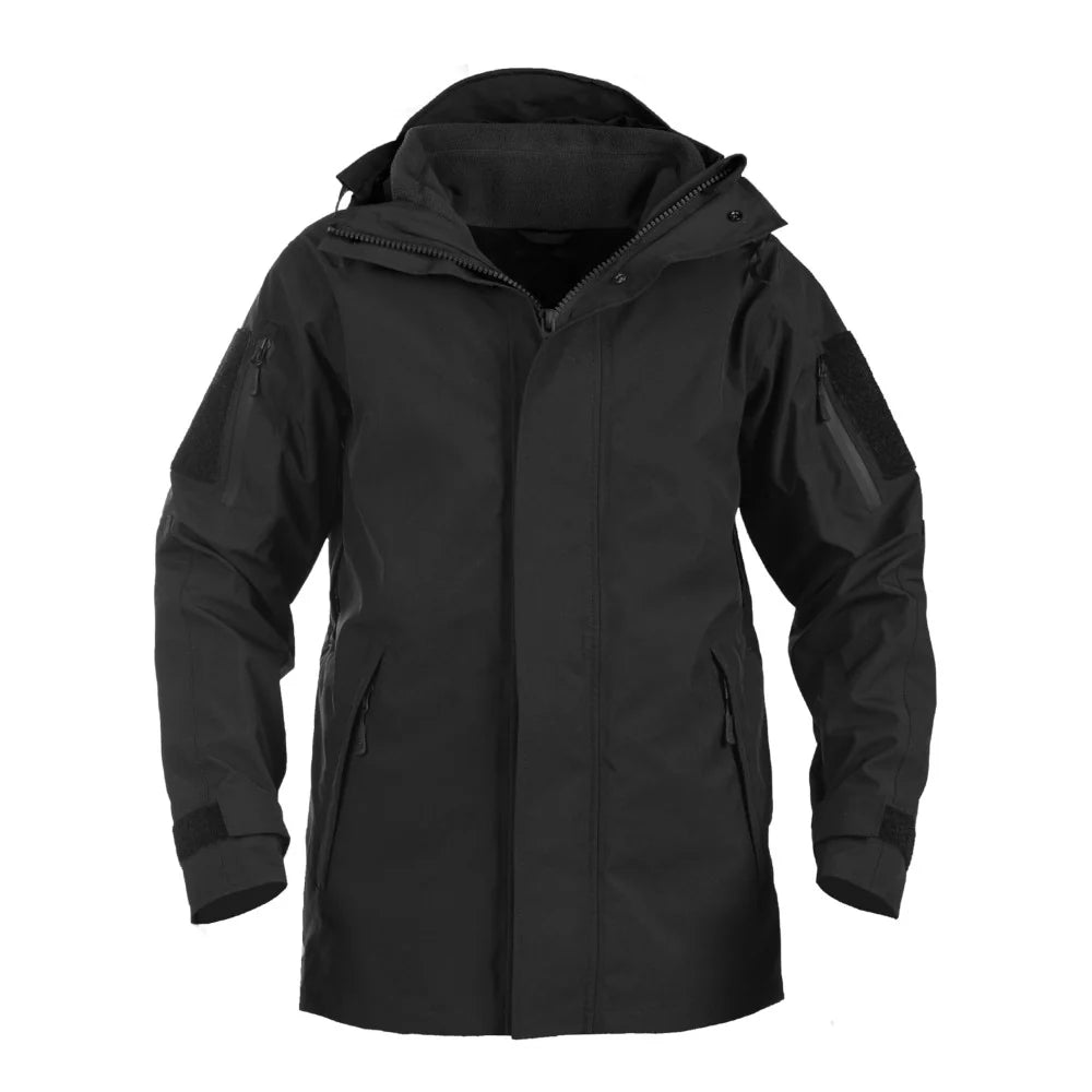 Mil-Tec - Wet Weather Gen.2 Herre Jakke // Sort fra Mil-Tec - billede nr. 1 hos GrejFreak.dk