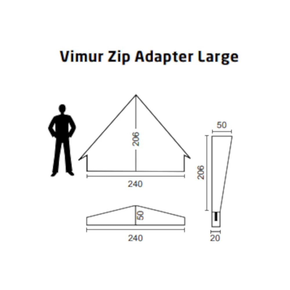Nordisk - Vimur Zip Adapter Large-7-XtraGrej
