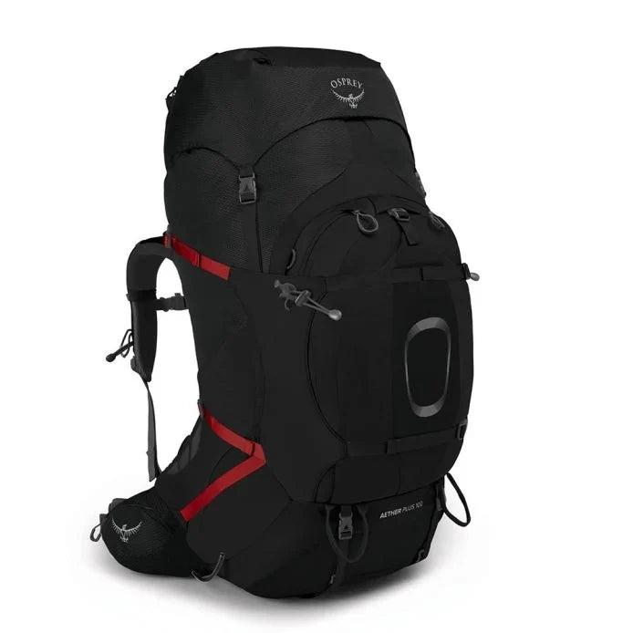 Osprey - Aether Plus 100 Herre Vandrerygsæk 100L // Sort-1-XtraGrej
