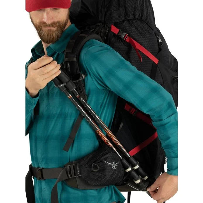 Osprey - Aether Plus 70 Herre Vandrerygsæk 70L // Sort-2-XtraGrej