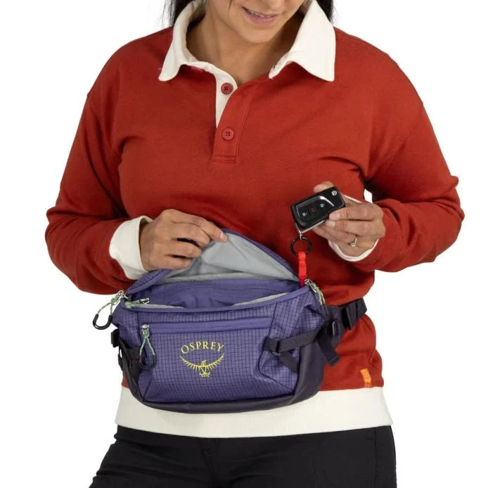 Osprey - Transporter Waist Pack 3L Mavebælte // Euphoria Purple-5-XtraGrej