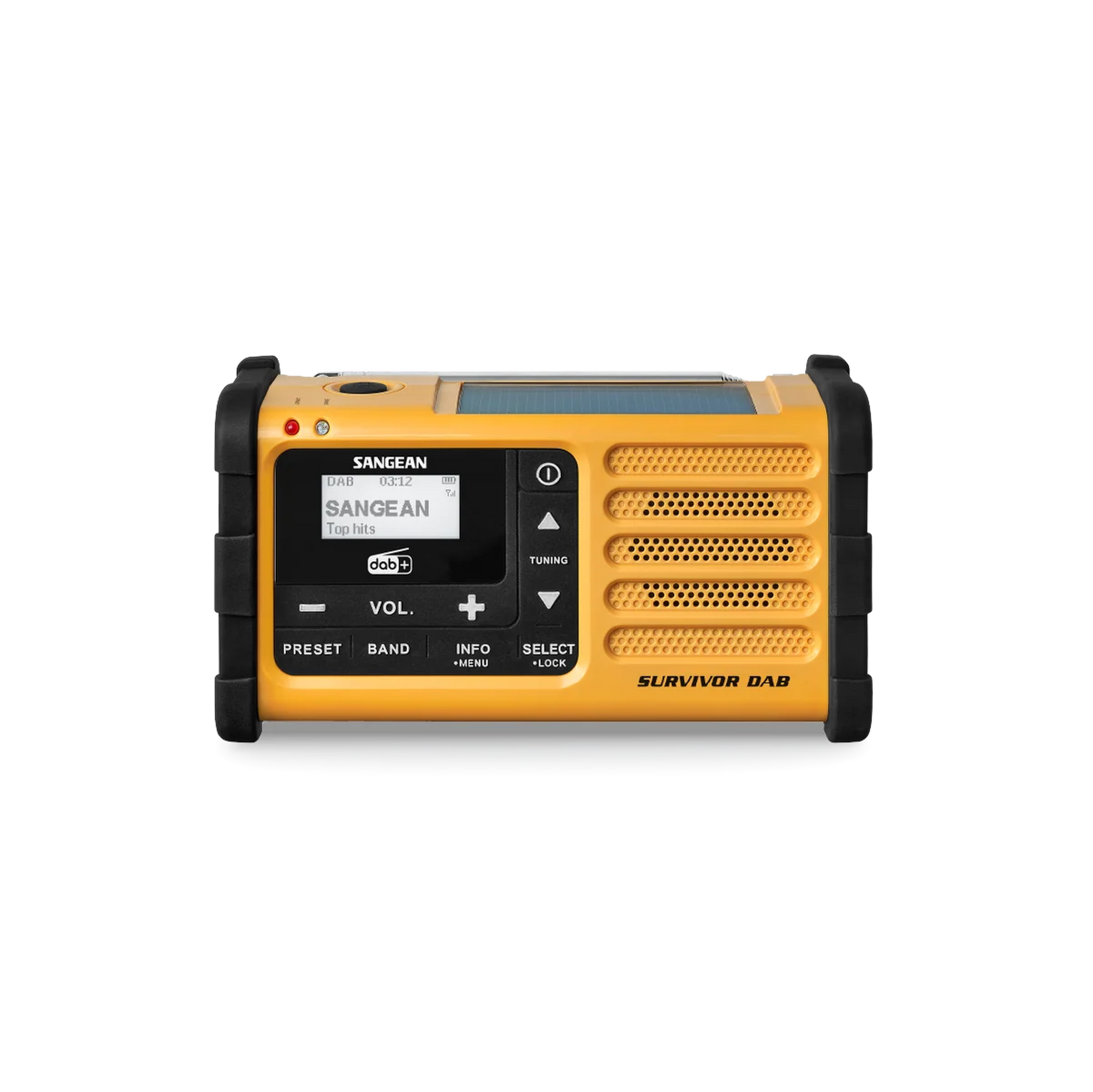 Sangean - MMR-88 DAB+/FM-RDS Multi-Powered Nødradio // Gul-1-XtraGrej