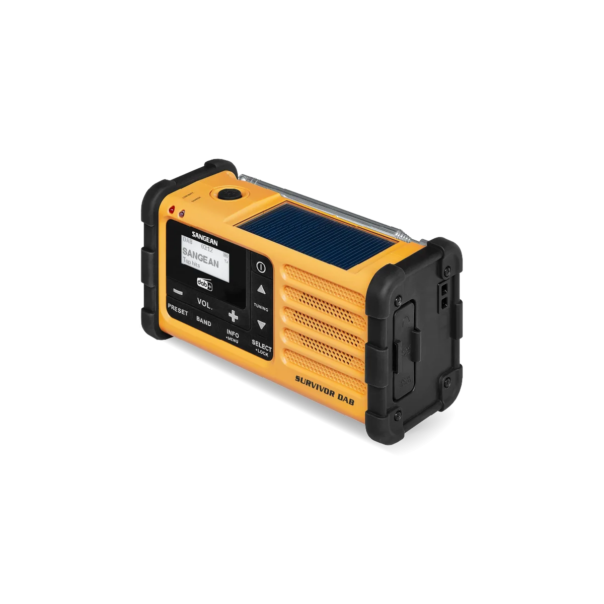 Sangean - MMR-88 DAB+/FM-RDS Multi-Powered Nødradio // Gul-3-XtraGrej