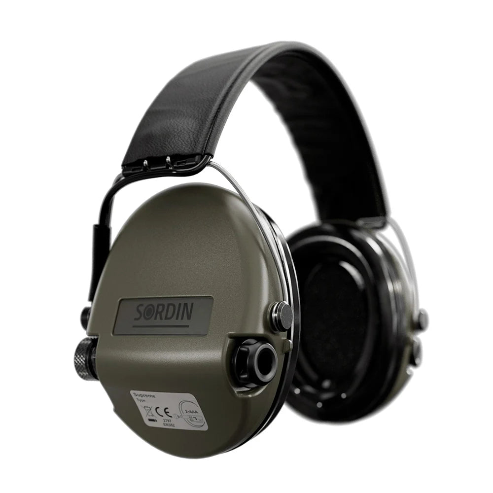 Sordin - Supreme Pro Aktiv Høreværn 82 dB Grøn-2-XtraGrej