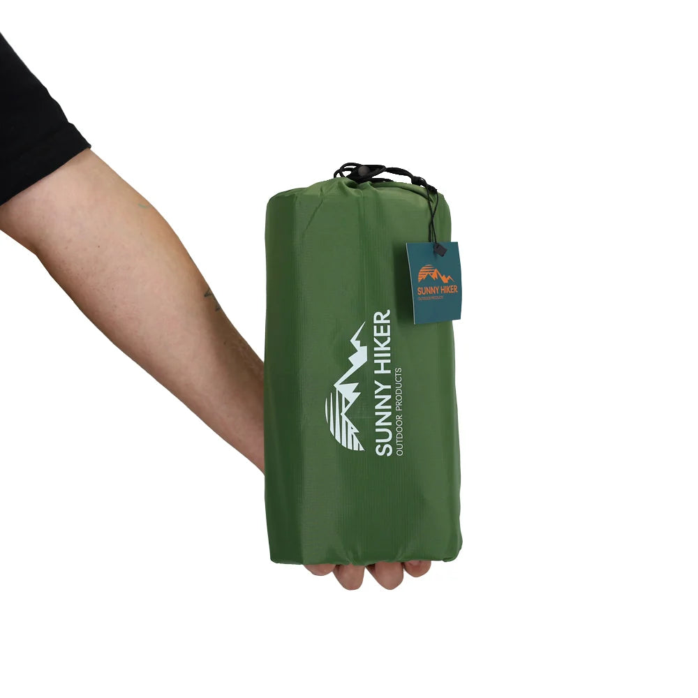 Sunny Hiker - Comfort Liggeunderlag m. Fodpumpe // Grøn fra Sunny Hiker - billede nr. 9 hos GrejFreak.dk