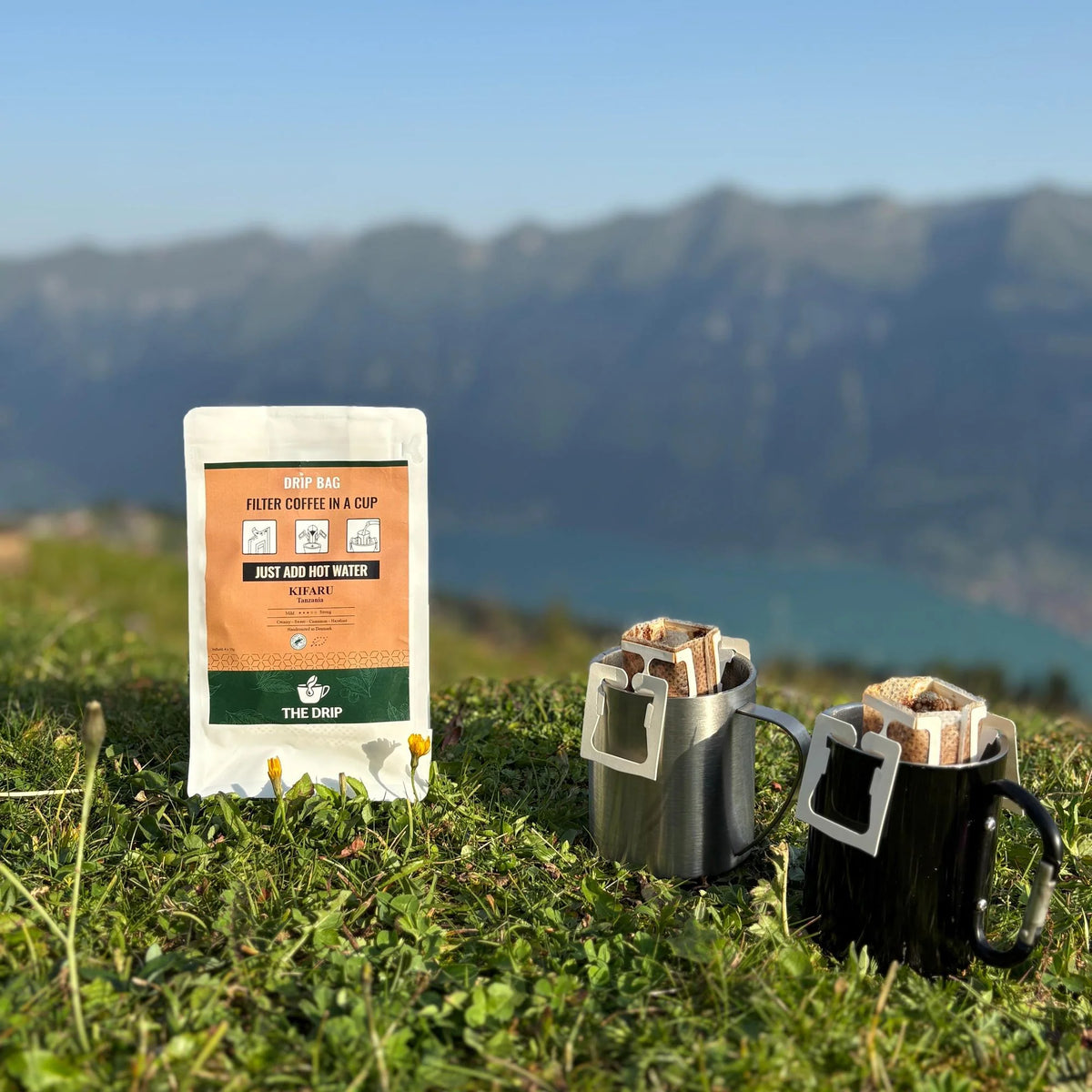 The Drip - Kaffe Drip Bags, Kifaru 4-Pak-4-XtraGrej