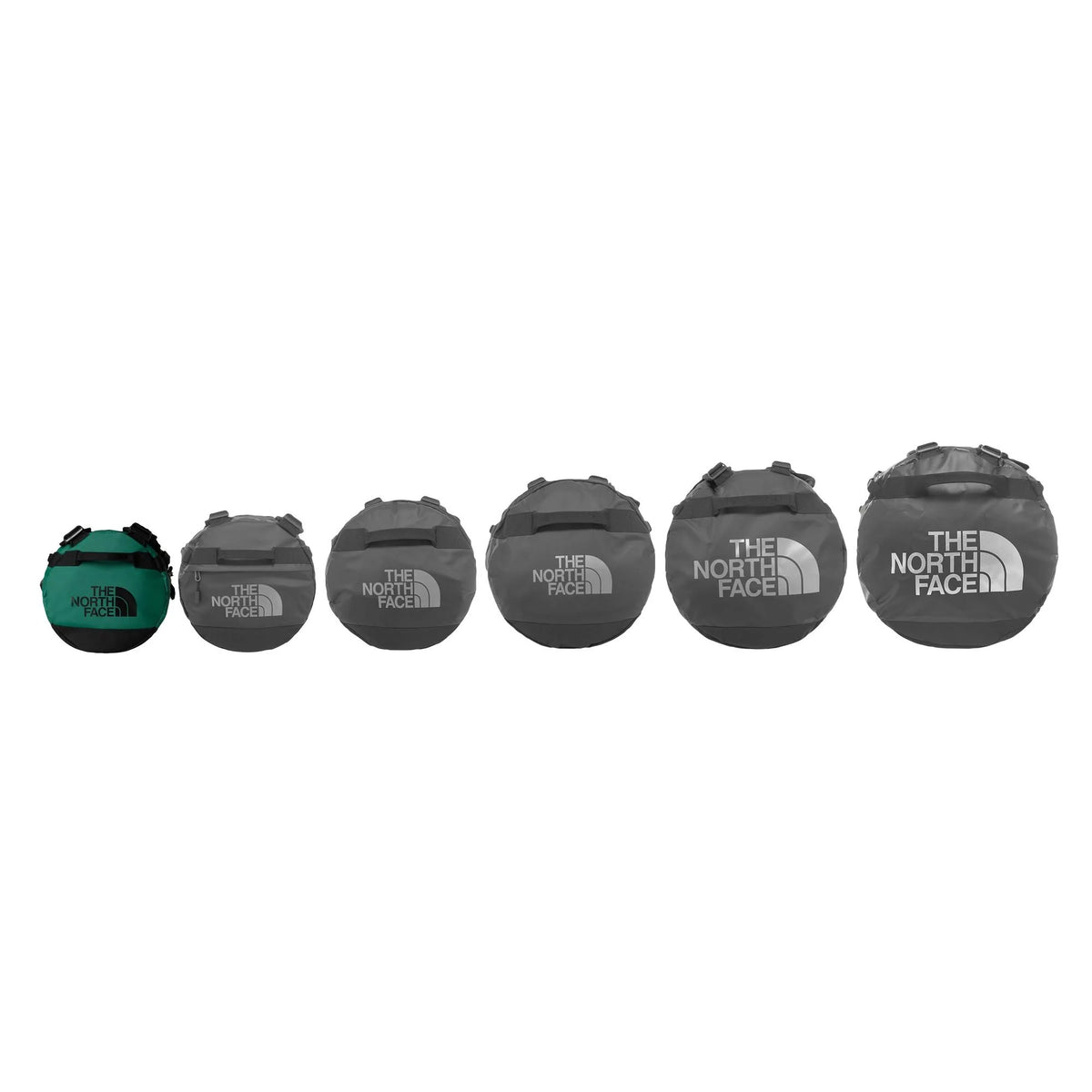 The North Face - Base Camp Duffel Bag XS 31L // EverGreen/Black fra The North Face - billede nr. 5 hos GrejFreak.dk