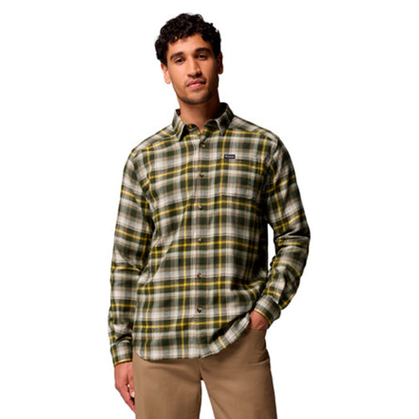 Columbia - Cornell Woods Flannel Langærmet Herre Skjorte // Greenscape-1-XtraGrej