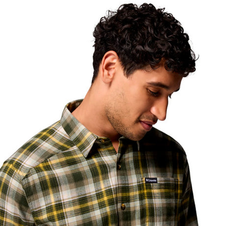Columbia - Cornell Woods Flannel Langærmet Herre Skjorte // Greenscape-5-XtraGrej