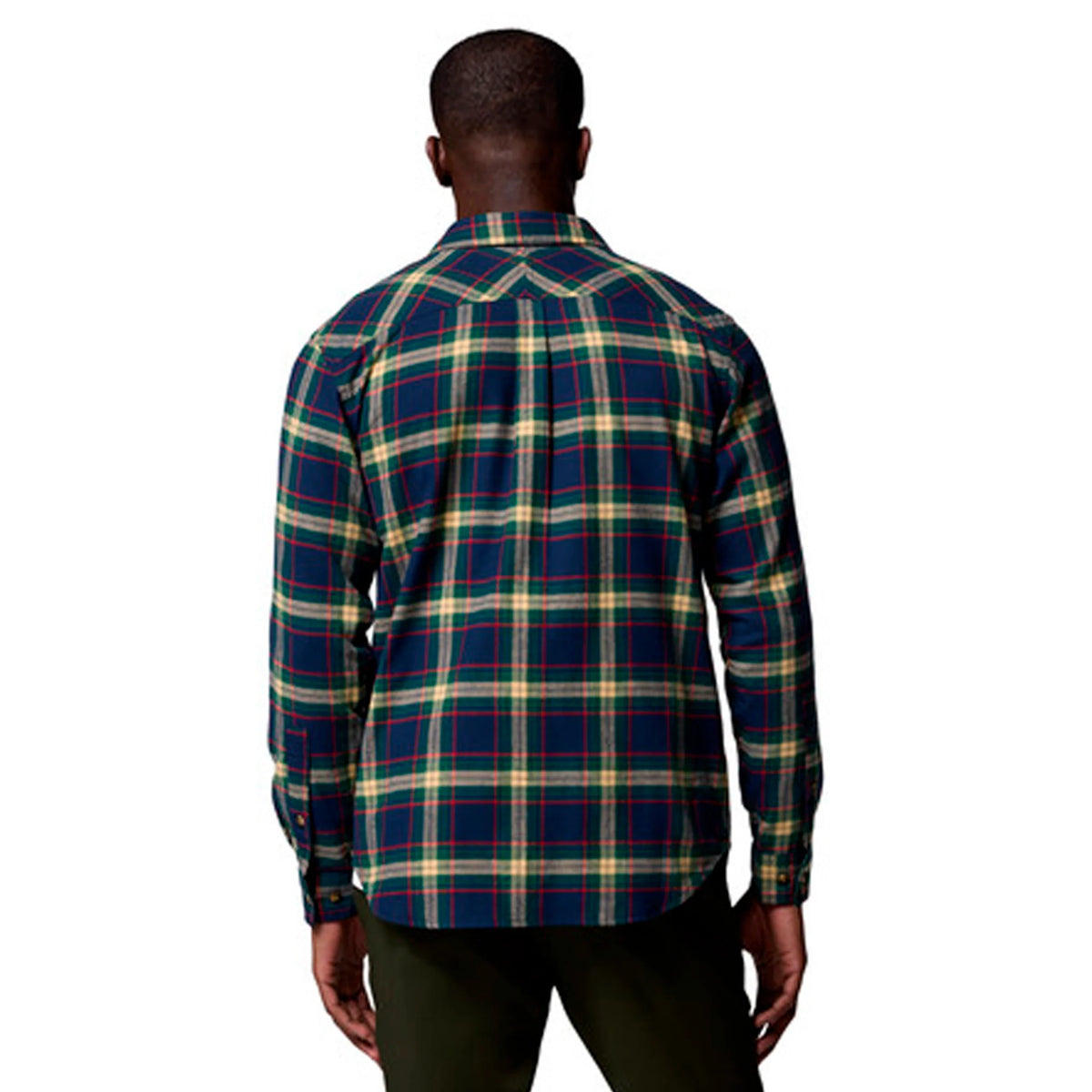 Columbia - Flare Gun Stretch Flannel Langærmet Herre Skjorte // Navy-3-XtraGrej