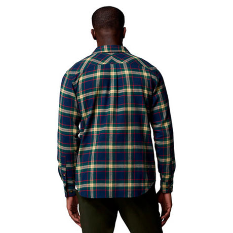 Columbia - Flare Gun Stretch Flannel Langærmet Herre Skjorte // Navy-3-XtraGrej