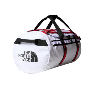 The North Face - Base Camp Duffel Bag Medium 71L // Hvid/ Rød fra The North Face - billede nr. 1 hos GrejFreak.dk