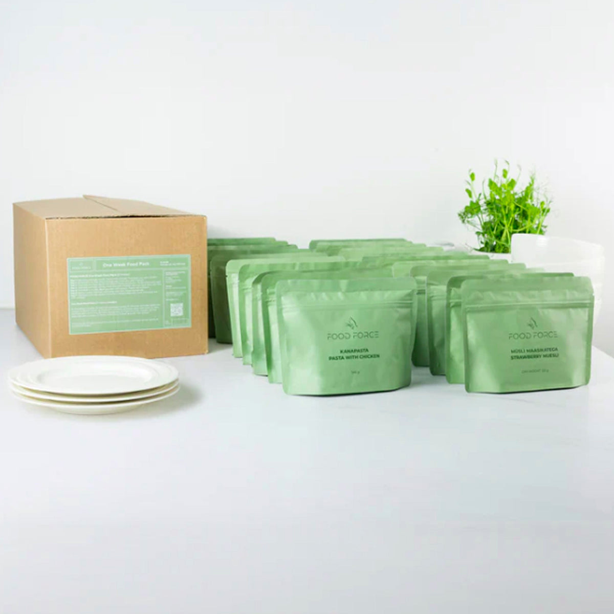 Food Force - One Week Food Pack 21 Måltider (11.426 Kcal)-1-XtraGrej