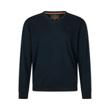 Seeland - Pine V-Neck Pullover // Dark Sapphine fra Seeland - billede nr. 1 hos GrejFreak.dk