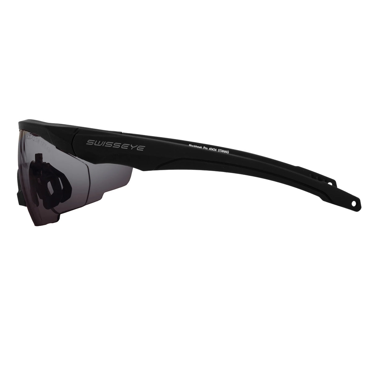 SwissEye - Blackhawk Pro Beskyttelsesbriller // Sort fra Swiss Eye - billede nr. 3 hos GrejFreak.dk