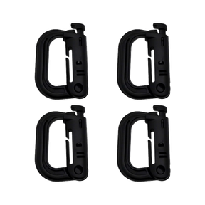 K-Force - Grimloc Karabiner 4-pak // Sort fra K-Force Tactical - billede nr. 1 hos GrejFreak.dk