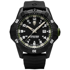 ProTek - PT1005 42 mm Outdoor Ur // Sort & Grøn fra ProTek - billede nr. 1 hos GrejFreak.dk