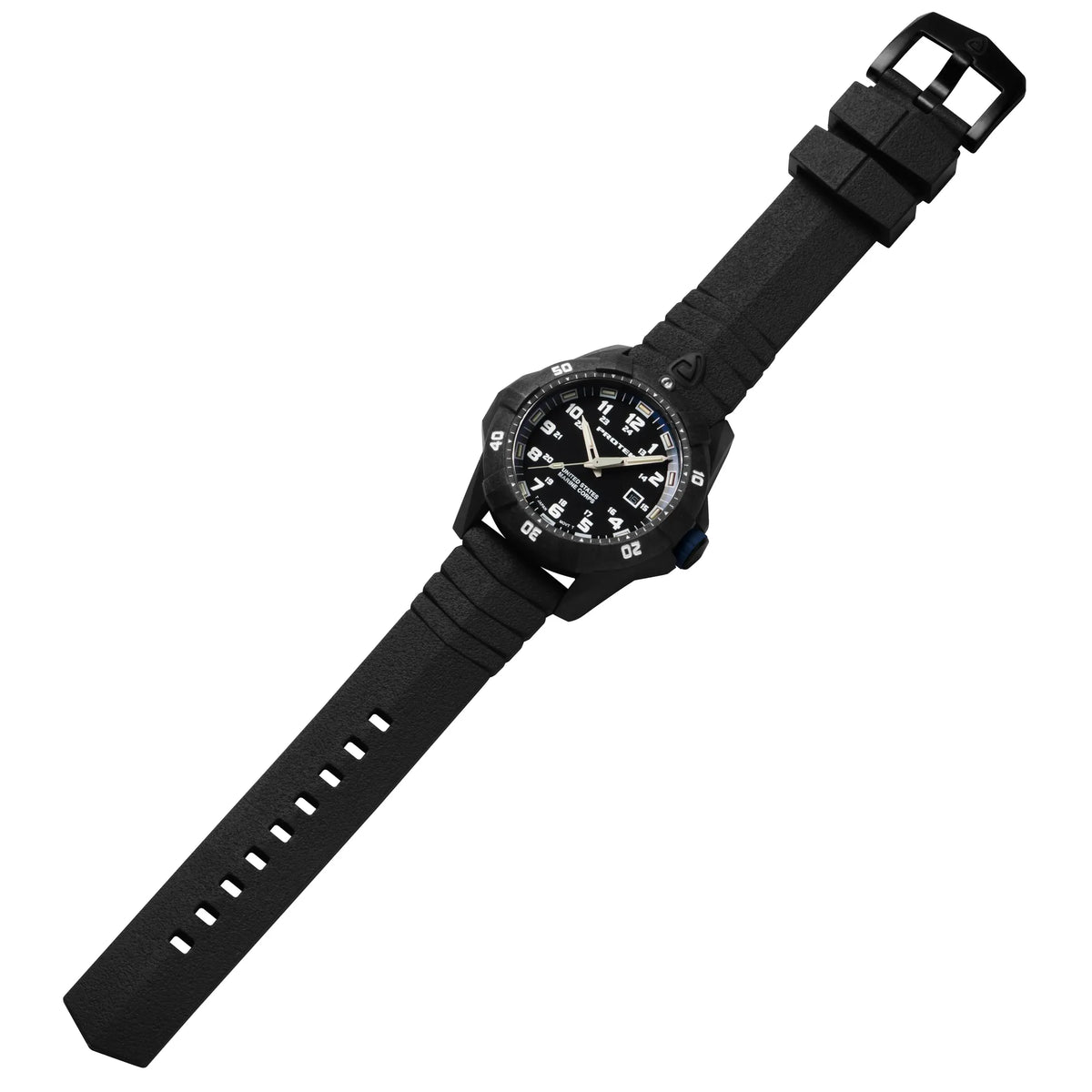 ProTek - PT1013 USMC 42 mm Outdoor Ur // Sort & Blå fra ProTek - billede nr. 6 hos GrejFreak.dk