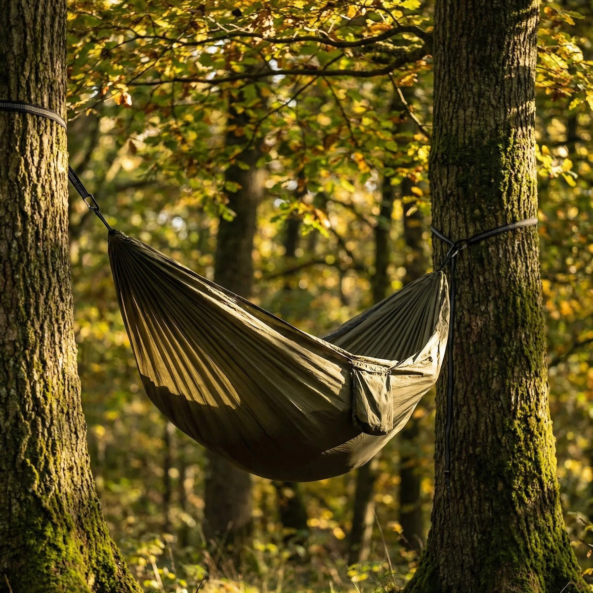 Sunny Hiker - Suspender Dobbelt Hængekøje // Olivengrøn fra Sunny Hiker - billede nr. 2 hos GrejFreak.dk