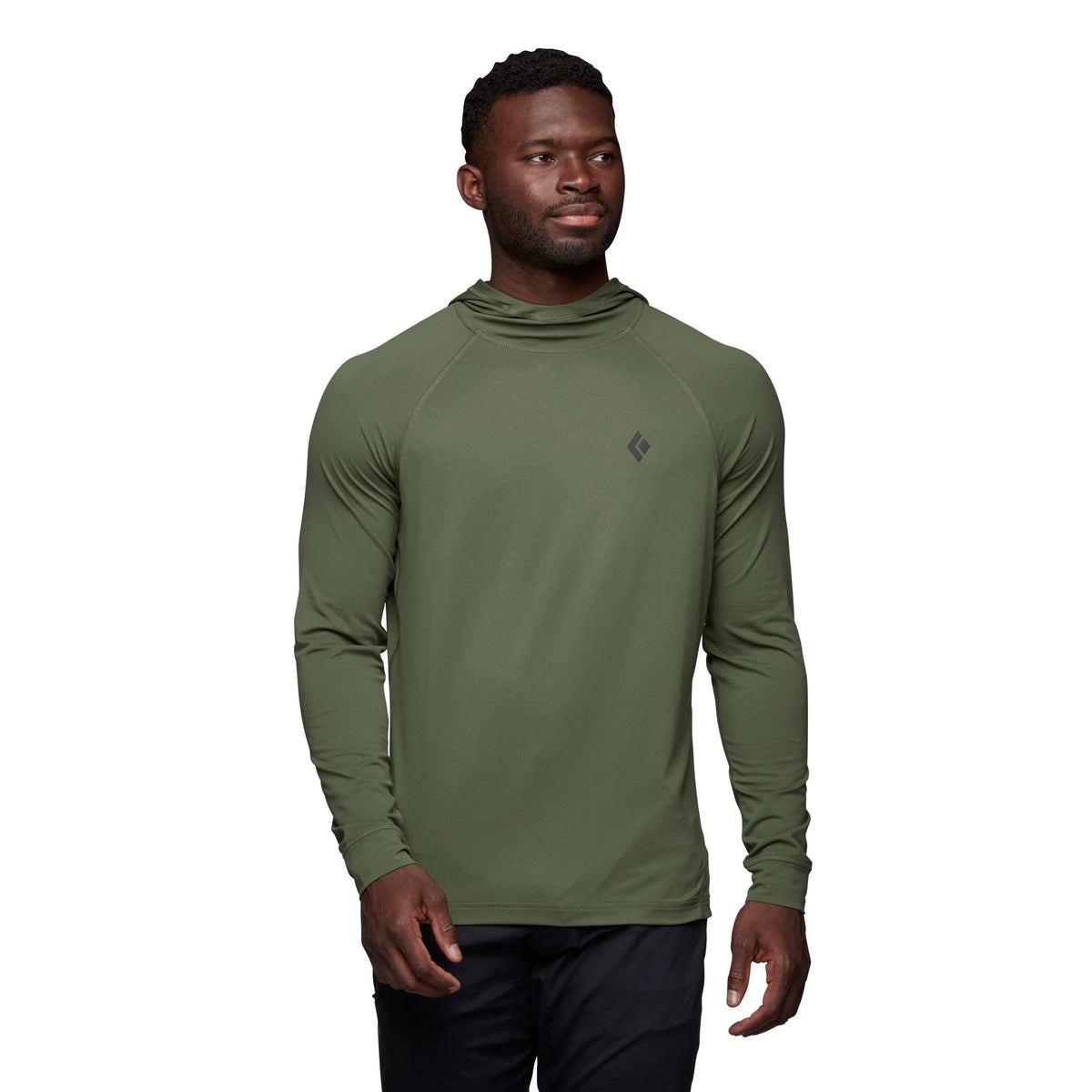 Black Diamond - Alpenglow Herre Hoodie // Tundra-3-XtraGrej