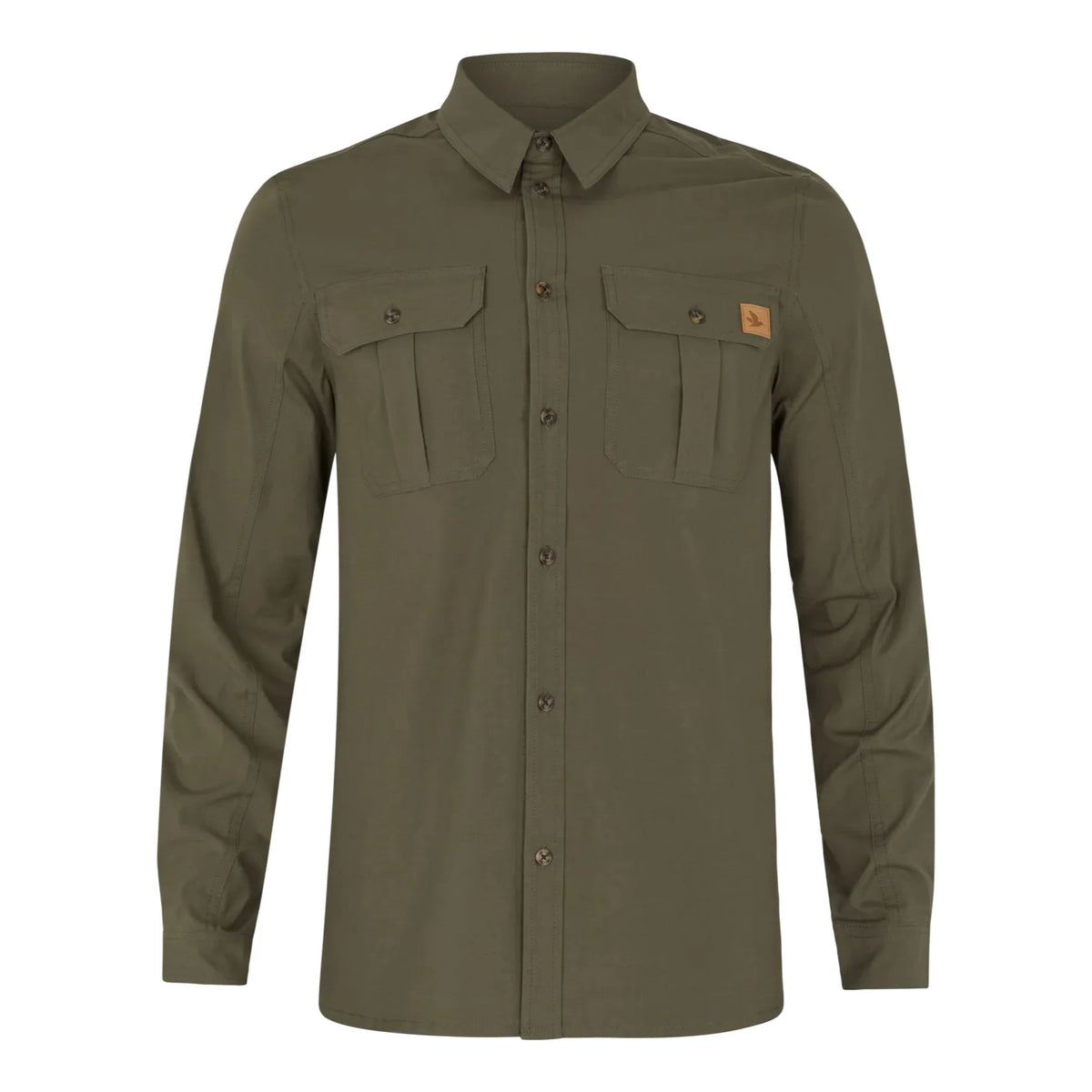 Seeland - Selous L/S Cargo Skjorte // Grape leaf fra Seeland - billede nr. 1 hos GrejFreak.dk