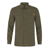 Seeland - Selous L/S Cargo Skjorte // Grape leaf fra Seeland - billede nr. 1 hos GrejFreak.dk