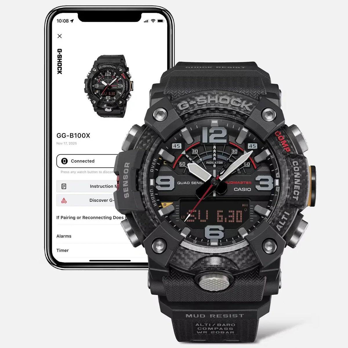 Casio G-Shock Mudmaster GG-B100X-1A3ER fra Casio - billede nr. 9 hos GrejFreak.dk