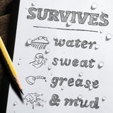 Rite in The Rain - Side Spiral Notebook 22 x 28 cm // Sort fra Rite In The Rain - billede nr. 6 hos GrejFreak.dk
