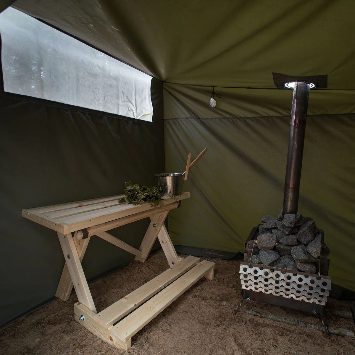 Savotta - Sauna sæt med telt til 2 personer