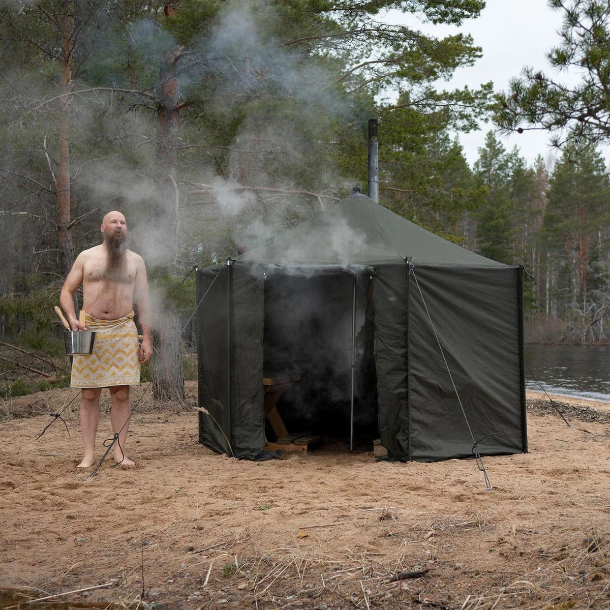 Savotta - Sauna sæt med telt til 4 personer