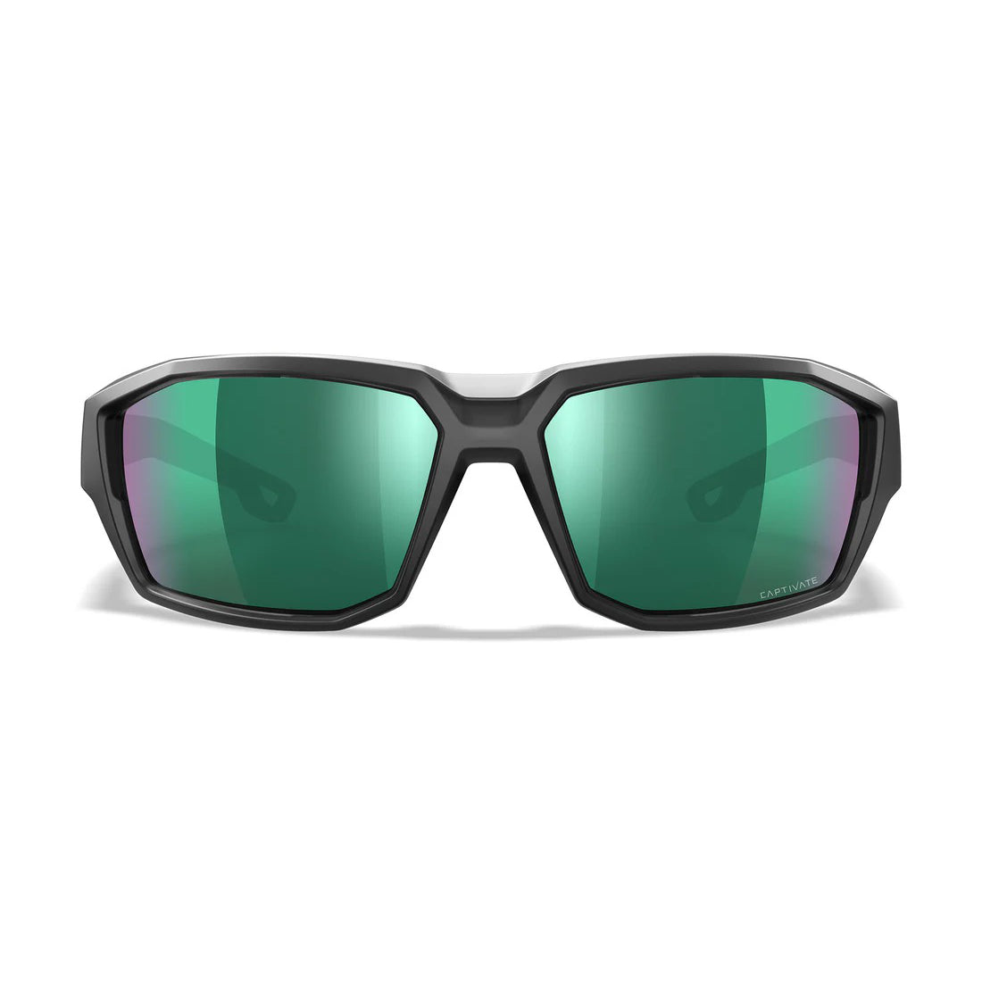 Wiley X - Alpine Captivate Ballistiske Solbriller // Transparent Stel - Pol Grøn Tungsten Mirror fra Wiley X - billede nr. 2 hos GrejFreak.dk