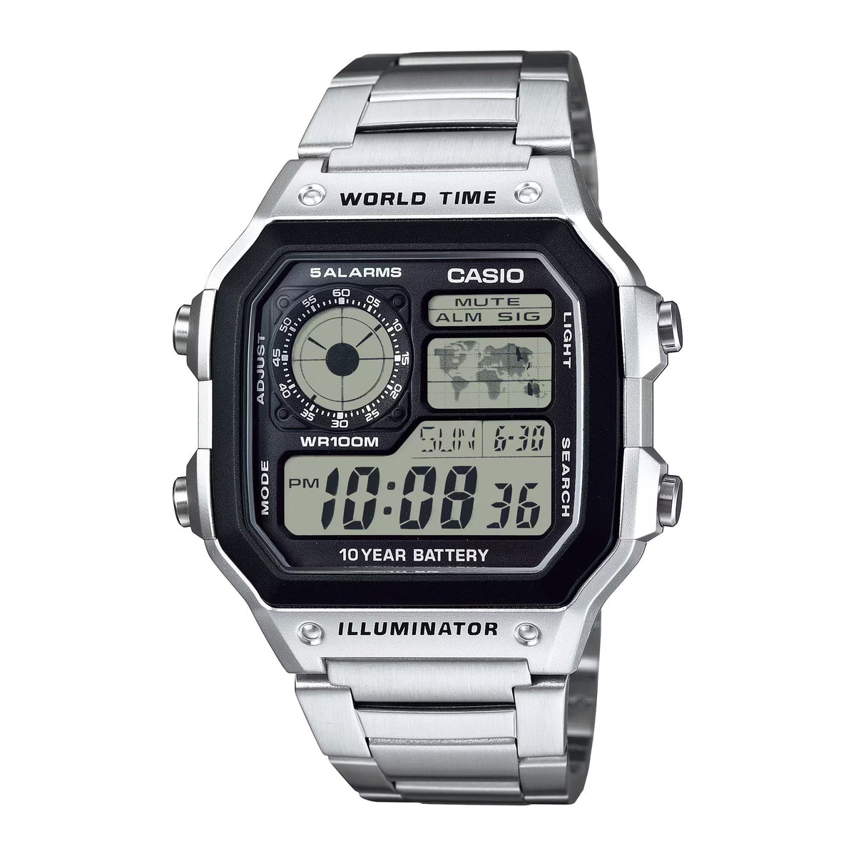 Casio - Timeless AE-1200WHD-1AVEF fra Casio - billede nr. 1 hos GrejFreak.dk