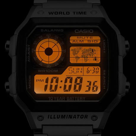 Casio - Timeless AE-1200WHD-1AVEF fra Casio - billede nr. 5 hos GrejFreak.dk