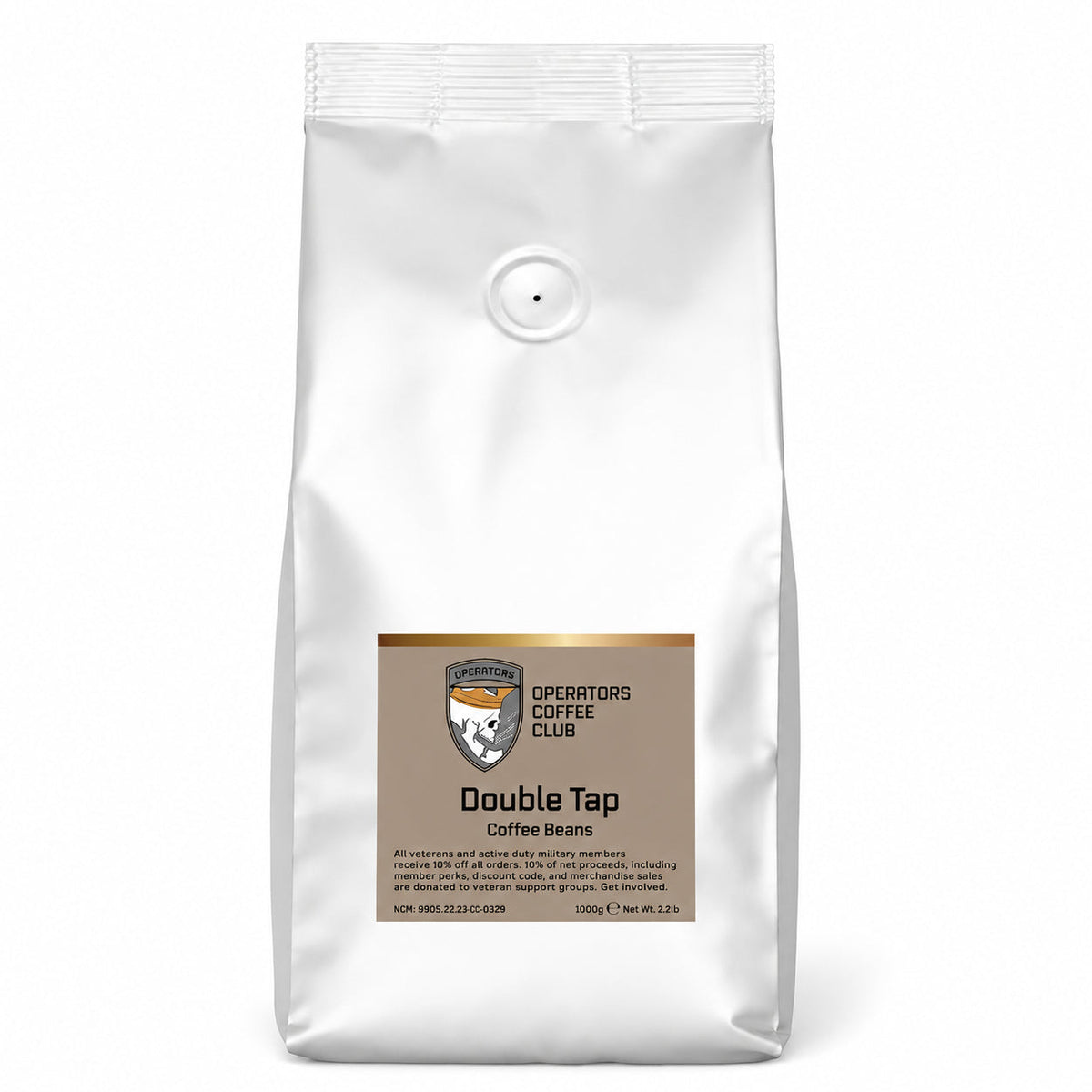 Operators Coffee Club - Double Tap Original Italiensk Espresso Kaffebønner, 1kg-1-XtraGrej
