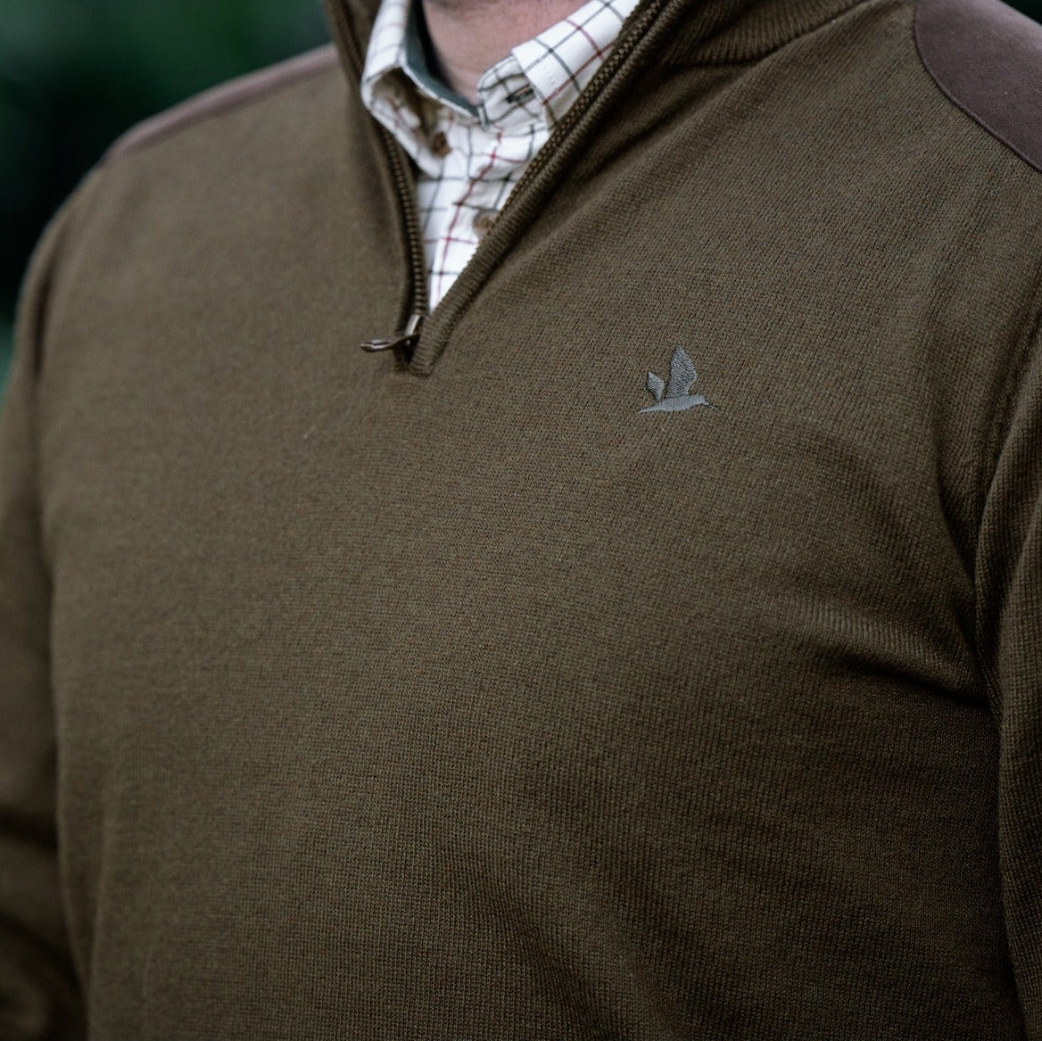 Seeland - Pine Half Zip Sweater // Light Pine fra Seeland - billede nr. 3 hos GrejFreak.dk